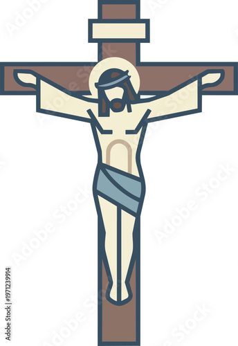 Jesus Christ on the cross.
