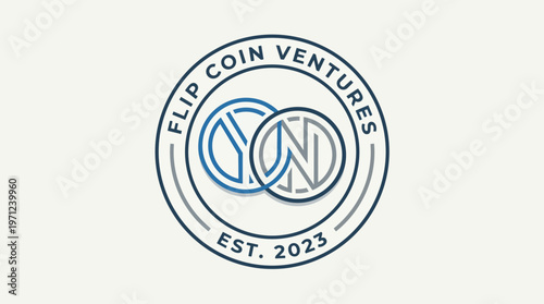 Flip Coin Ventures Business Logo.