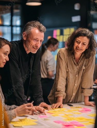 team design thinking workshop with business background