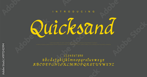 signature Font Calligraphy Logotype Script Brush Font Type Font lettering handwritten. vector illustration