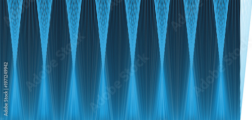 Abstract Sound Wave Design with Audio Frequency Lines on Minimal Background