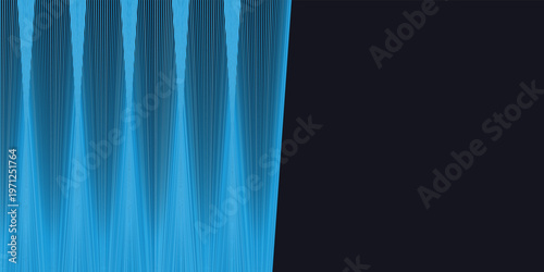 Abstract Sound Wave Design with Audio Frequency Lines on Minimal Background