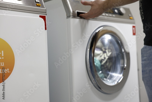 washing machine in the washing machine
