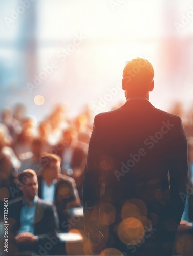 business pitch investor meeting with business background