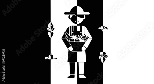 a cartoon character wearing a hat.