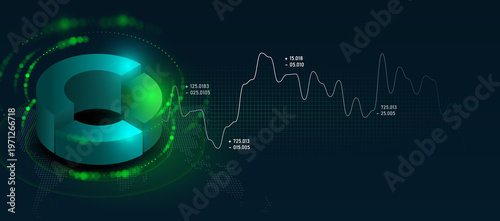 financial data analysis graph Investment ideas in the trading market