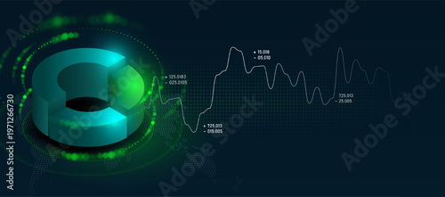 financial data analysis graph Investment ideas in the trading market