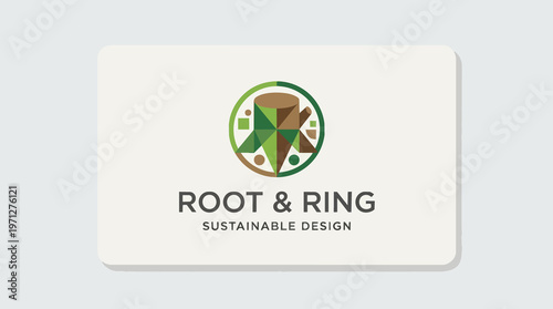 Sustainable Design Business Logo.