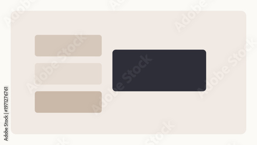 Premium minimal card rhythm with ultra clean spacing, soft neutral layering and strong focal contrast defining an elegant contemporary interface layout