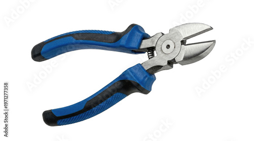 Wire cutter isolated on white background, electrical tool