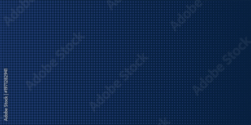 Halftone dot pattern on dark or navy blue background. Luxury abstract paper pattern for business cards, brochures, posters. Art & Illustration