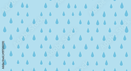 Spring Rain Drops Pattern Clean Spacing