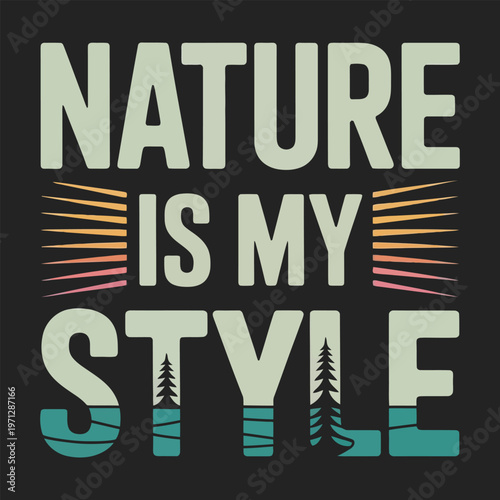 eco  nature t shirt design