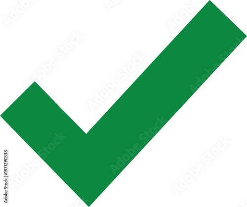 Green Checkmark Symbol Icon.
