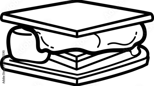 Hamburger bun with meat.