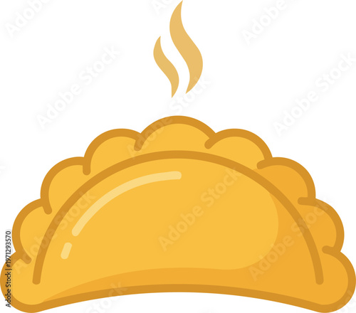 Taco food illustration.