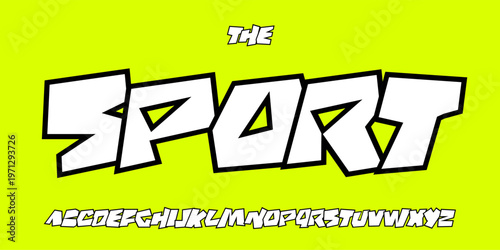 Groovy cartoon alphabet, playful geometric letters, joyful funky font for toy logo, school headline, fun urban typography, street art typographic design, adventure funny time typeface. Vector typeset.