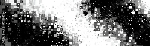 Abstract Geometric Background - Pixelated Texture