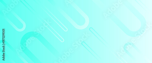 Abstract Cyan Blue Gradient Background with Soft Rounded Geometric Shapes, Modern Minimalist Vector Illustration for Corporate Presentation, Healthcare, and Tech Web Header