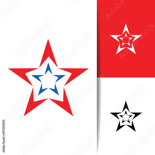 Modern Minimal Star Icon Design