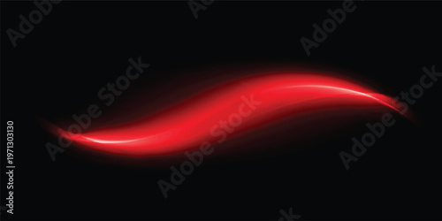Abstract red smoke and fire flames flow in a dark motion wave design featuring bright orange energy glows and light rays against a black texture background