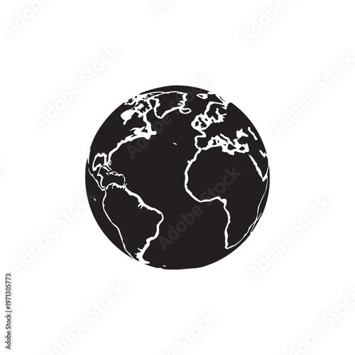 Earth Globe Vector