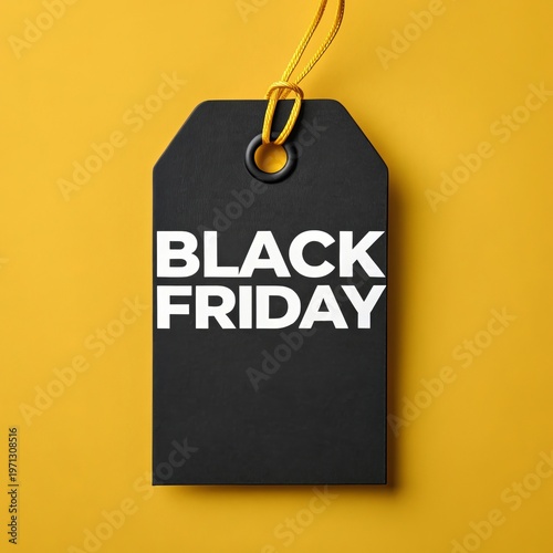 Black friday sale tag