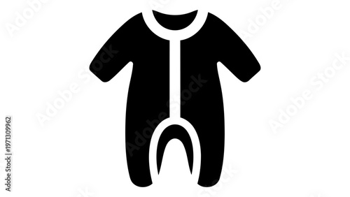 Baby sleep suit icon