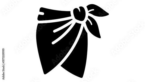 Beach sarong wrap icon