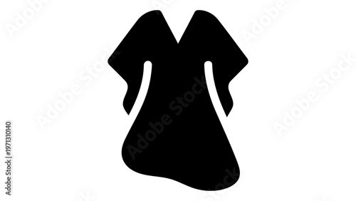 Kaftan dress icon, simple vector illustration representing a loosefitting garment