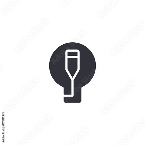 Light bulb icon symbolizing creativity, innovation, brainstorming, idea generation, and problem-solving in business and technology.