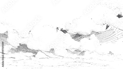 Distressed concrete grunge texture with subtle grain overlay design, Grunge vector background with spray effect and grain texture overlay