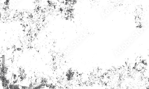 Grunge vector texture set with black and white grain overlay Subtle grain overlay with distressed concrete stains background. 