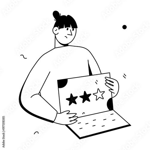 A doodle style illustration depicting a product launch
