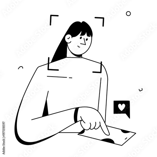 A doodle style illustration depicting a social engagement
