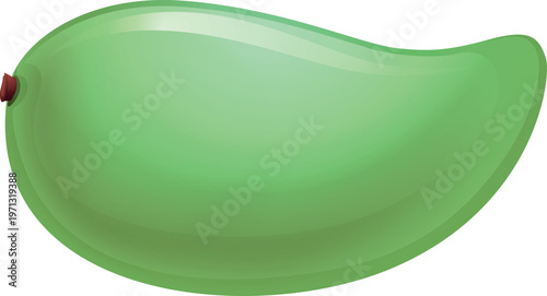 green plate isolated on white