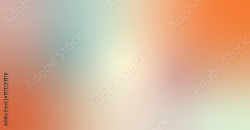Abstract gradient background featuring soft transitions between orange and blue hues
