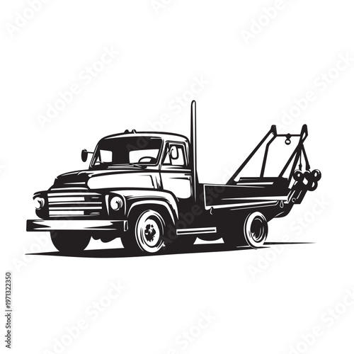 vector illustration of a truck