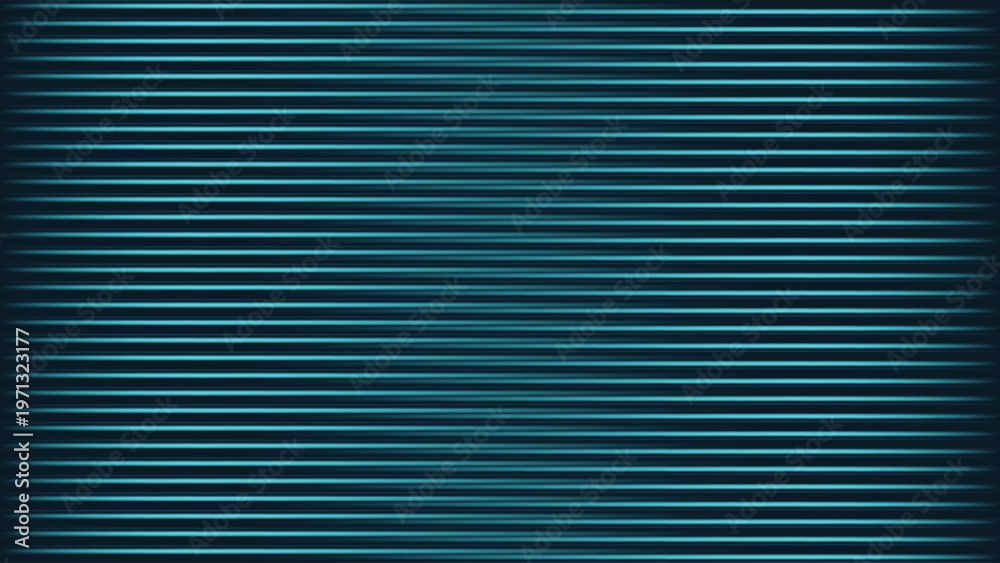 Fototapeta premium Dark teal striped background with horizontal lines creating subtle depth and texture, ideal for corporate design, presentation slides, and modern digital backgrounds.