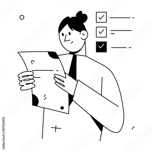 A hand drawn style illustration showing a character giving speech