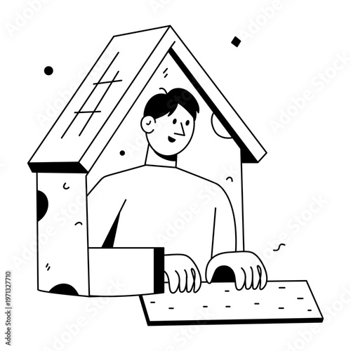 A hand drawn style illustration showing an analysis report
