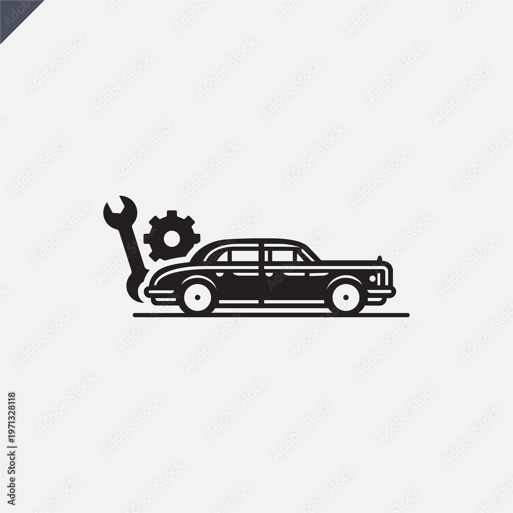 Fototapeta premium car service logo template