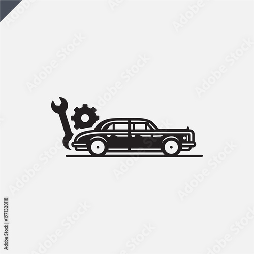 car service logo template