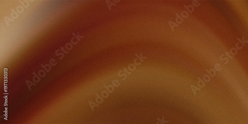 Dark brown gradient mesh bg with noise as a seamless pattern. Soft mocha mousse color abstract vector