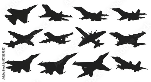Obraz na płótnie seamless pattern with airplanes vector