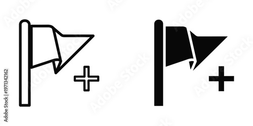 Diagram showing the difference between a standard and filled pnp transistor symbols