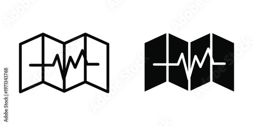 Contrast between traditional and modern medical book icons with heartbeat symbols