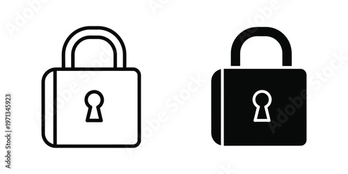 Contrast between an open and a closed padlock symbolizing security states