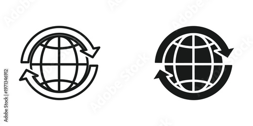 Contrasting depictions of global connectivity and restricted access on a world map