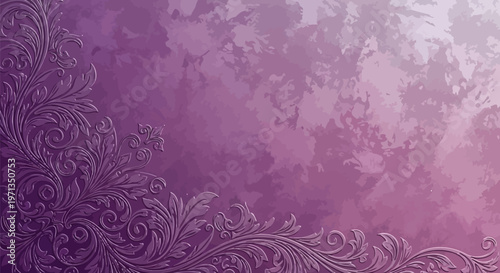 Purple, damask, floral, background, texture, elegant, decorative